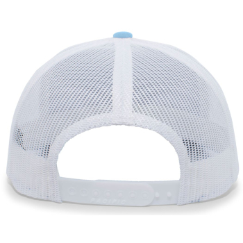 Personalized 3D Embroidered Columbia Blue & White Hat