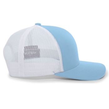 Personalized 3D Embroidered Columbia Blue & White Hat