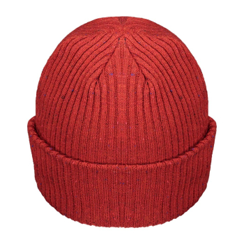 Personalized Embroidered Red Tweed Beanie 