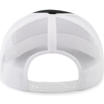 Embroidered Snapback Black & White Braid cap 