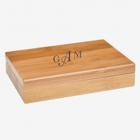 Personalized Bamboo 2- Piece Wine Gift Tool Set