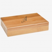 Personalized Bamboo 2- Piece Wine Gift Tool Set