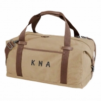 Classically Styled Cotton Canvas Duffel Bag