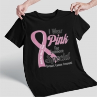 I Wear Pink For Someone Special Men's T-Shirt