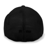 Custom Puff Embroidered Black Flexfit Hat 