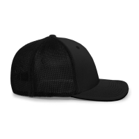 Custom Puff Embroidered Black Flexfit Hat 