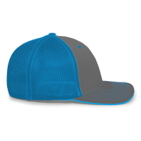 Custom Embroidered Neon Blue Graphite Hat