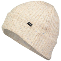 Embroidered Cream Tweed Beanie