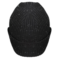 Personalized Embroidered Black Tweed Beanie 