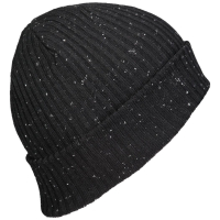 Personalized Embroidered Black Tweed Beanie 