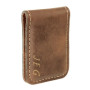 Personalized Men's Rustic and Gold Money Clip 