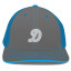 3D Custom Embroidered Neon Blue Graphite Hat
