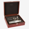 Personalized Rosewood Finish Martini Set