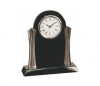 Personalized Black Piano Finish Clock Silver Colum...