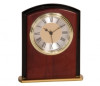 Personalize Mahogany Finish Square Arch Clock 