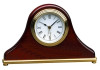 Rosewood Piano Finish Mantle Desk Clock