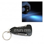 Personalized Black Multi-Tool LED Keychain
