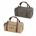 Classically Styled Cotton Canvas Duffel Bag