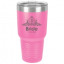 Personalized Pink Bridesmaid Travel Mug