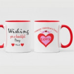 Personalized Valentine's Day Wish Coffee Mug