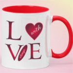 Personalized Thinking of you with Love Coffee Mug