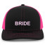 Custom Embroidered Black & Pink Bridesmaid Hat...
